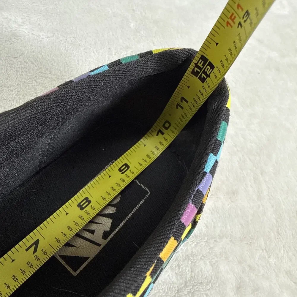Vans Doheny Rainbow Mini Checkered Canvas Sneakers Women's Size 8.5 Bnfts Chrty - Picture 16 of 16